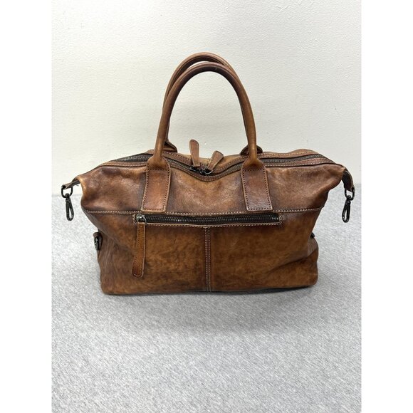 Iswee Genuine Leather Satchel Tote Bag Top Handle Handbag Designer Brown Purse - Picture 5 of 15